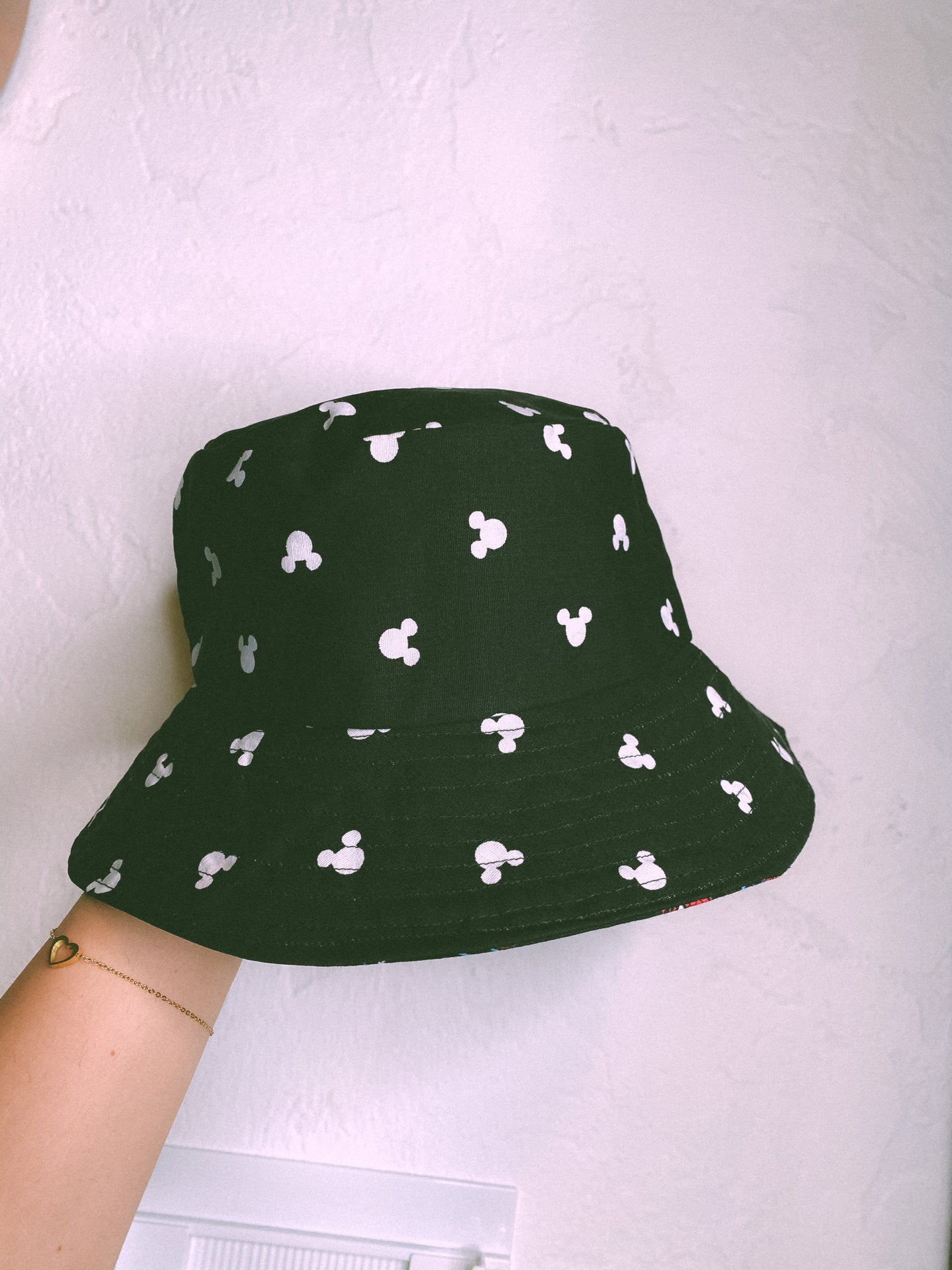 Reversible Spider-Man & Mickey Kids Bucket Hat